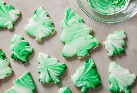 Pinwheel Cookies, Tree Cookies, Christmas Cookies Easy, Christmas Tree Cookies, Sugar Cookie Dough, Cookie Icing, Cookies Ingredients, Cookies Recipes Christmas, Holiday Cookies