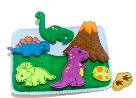 Excited to share the latest addition to my #etsy shop: Quiet Book Soft Activity Book for Toddlers. Educational toy created for learning and development from early age. Dinosaur play page #QB41 https://etsy.me/3tG98NI #backtoschool #dinosauractivity #churchquietplay #pr Tying Shoelaces, Dinosaur Activity, Activity Books For Toddlers, Dinosaur Play, Quiet Play, Quiet Book Patterns, Toddler Quiet Book, Quiet Activities, Dinosaur Activities