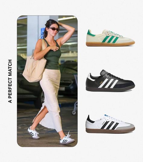 Looks Adidas, Adidas Samba Outfit, Fall Fashion Skirts, Sneaker Outfits Women, Samba Outfit, Sneaker Outfits, Look Adidas, Basket Style, Look Retro