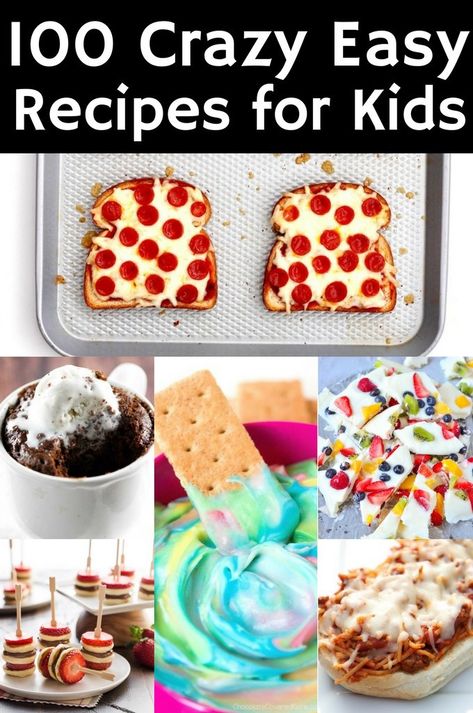 100 Crazy Easy Recipes for Kids | The Taylor House Easy Recipes For Kids, Kids Cooking Activities, Kids Cooking Recipes, Recipes For Kids, Easy Meals For Kids, Hash Browns, Microwave Recipes, Baking With Kids, Best Cookie Recipes