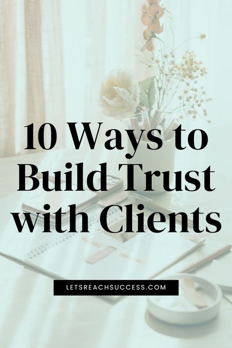 Retaining repeat clients is mostly about establishing trust. Here are 10 ways you can build trust with your clients: Bills Quotes, Trust In Relationships, How To Get Clients, Build Trust, Business Resources, Earn Money Online, Relationship Tips, Trust Yourself, Trust Me