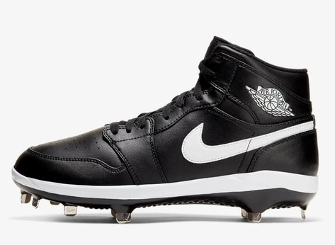 Jordan Cleats, Gary Sheffield, Football Dress, Barry Bonds, Authentic Jordans, Baseball Gear, Cleats Shoes, Ken Griffey, Black And White Shoes