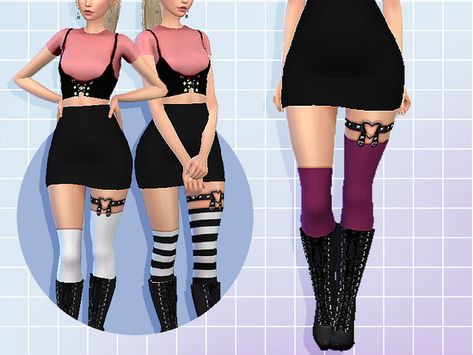 The Sims 4 Leg Warmers Cc, Sims 4 Thigh Garter Cc, Sims 4 Leg Garter, Sims 4 Cc Long Socks, Sims 4 Garter, Sims 4 Cc Knee High Socks, Sims 4 Cc Thigh High Socks, High Thigh Socks, Heart Garter