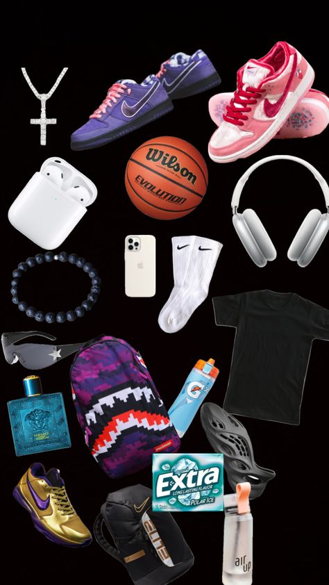 #mydream Basketball Accessories, Basketball Bag, Drippy Outfit, Bola Basket, Nba Fashion, Basketball Is Life, Basketball Clothes, Dope Outfits For Guys, Boys Fits