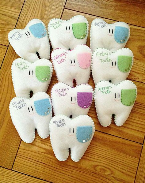 Tooth Fairy Pillows, Tooth Pillow, Tooth Fairy Pillow, Kraf Diy, Sewing Projects For Kids, Baby Diy, Creation Couture, Diy Pillows, Sewing Projects For Beginners