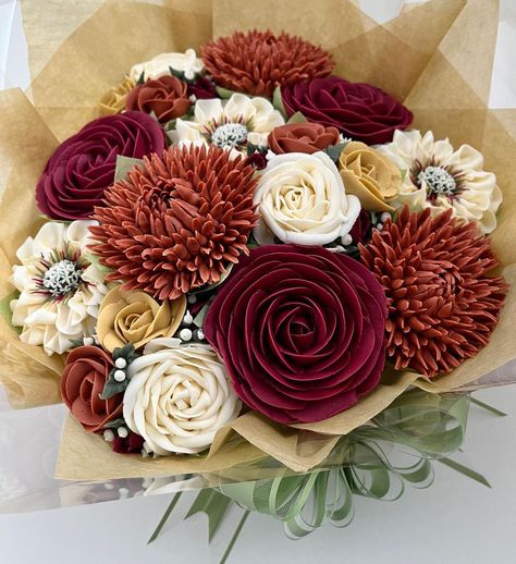 Fall Cupcake Flower Bouquet, Buttercream Bouquet, Flower Cupcake Bouquet, Fall Cupcake Bouquet, Fall Buttercream Flowers, Fall Floral Cupcakes, Flower Bouquet Cupcakes, Bouquet Cupcakes, Fall Flower Cupcakes