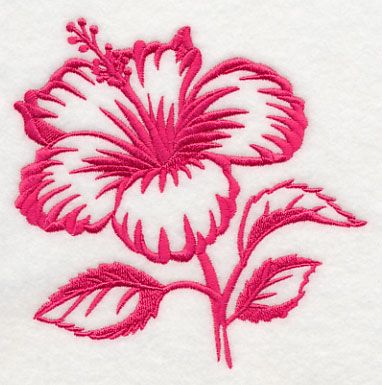 Hibiscus Silhouette, Hibiscus Embroidery, Hibiscus Leaf, Hibiscus Flower Drawing, Hibiscus Leaves, Twine Crafts, Flowers Embroidered, Freestanding Lace Embroidery, Bead Embroidery Tutorial