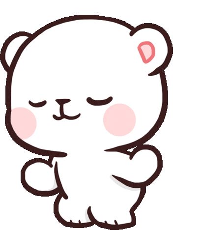 Milk Bear Sticker - Milk Bear Dance - Discover & Share GIFs Milk Bear, Bear Sticker, Animated Gif, Mocha, Milk, Teddy Bear, Gif