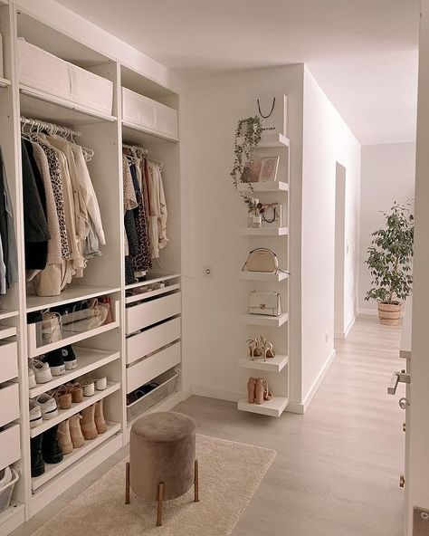 IKEA Australia | Affordable Swedish Home Furniture - IKEA Ikea Dressing Room, A Walk In Closet, Ikea Lack Shelves, Design Ložnic, Ikea Closet, Dressing Room Closet, Best Home Interior Design, Dream Closet Design, Ikea Lack