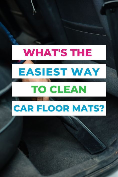 There's no way to clean your car carpets without cleaning the floor mats. Check out this post to see a quick way to clean your car floor mats. #cleancar #carcleaning #cleaningtricks #howtoclean #cleaningtips #cleaningideas How To Clean The Carpet In Your Car, Clean Car Carpet Diy, Diy Car Carpet Cleaner, Car Mats Diy, Cleaning Gel For Car, Mommy Survival Kit, Floor Cleaning Hacks, How To Clean Heavily Soiled Carpet, Clean Car Mats