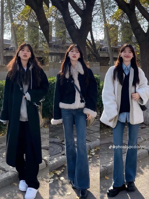 Seoul Outfits Fall, Taiwan Outfit Travel Autumn, Winter Korean Fits, Winter In Hokkaido, Fall Korean Outfits Seoul, Winter Fashion Outfits Asian, Korea Outfits Winter, Kdrama Outfits Winter, Ootd Autumn Korea