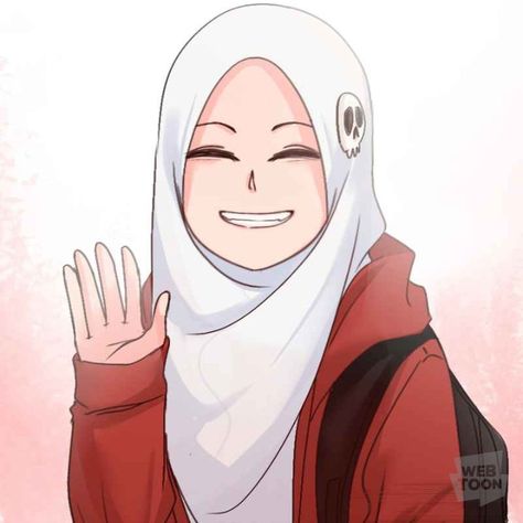 Hijabi Pfp Cartoon, Amu Wee, Wee Webtoon, Hijab Anime, Hello Kitty Wallpaper Hd, Futurisme Retro, Friend Cartoon, Anime Muslim, Hijab Cartoon