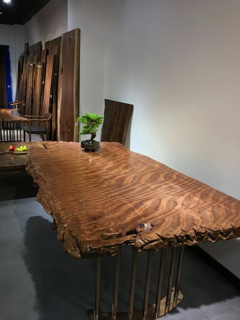 Custom Wood Dining Table, Redwood Slabs, Wood Slab Table, Rustic Console Tables, Wood Table Design, Slab Table, Kitchen Dining Tables, Dining Table Top, Resin Table