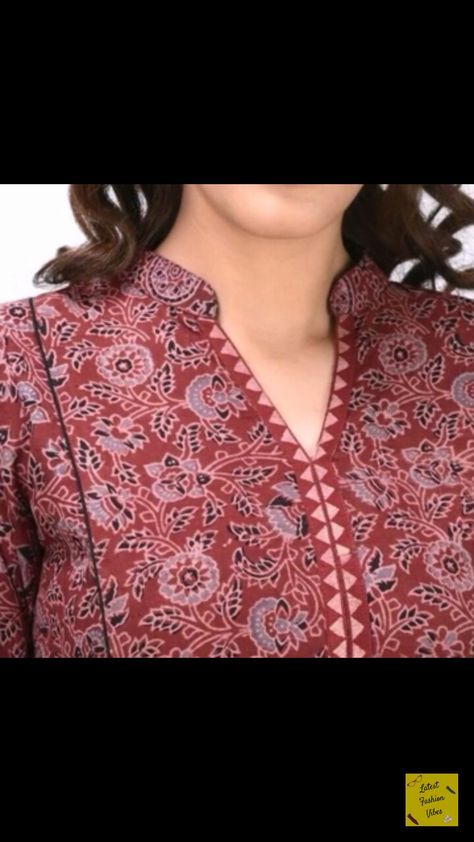 Ambika Collar Neck Kurti, Stand Collar Kurti Pattern, Churidhar Tops, Kurthi Design, Collar Kurti Design, Latest Kurta Designs, Collar Kurti, Kurta Pattern, Maternity Sewing