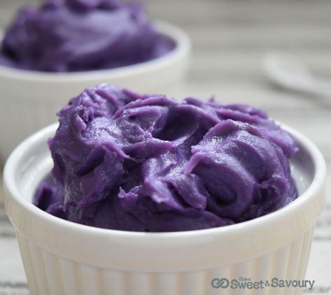 How to make Ube Halaya (Purple Yam Jam) Recipe – Global Sweet and Savoury Purple Yam Recipe, Ube Halaya Recipe, Yam Recipe, Ube Jam, Ube Halaya, Ube Recipes, Yams Recipe, Purple Yam, Steamed Cake