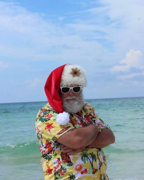 Beach Santa, Beach Christmas, Santa Clause, Santa Claus, Advent, Tennis, Funny, Christmas