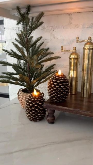 Phuong on Instagram: "✨Comment SHOP for the link to this set of flameless pine cones! Direct Link ➡️ https://urlgeni.us/amzn/THTsA I’ve been eyeing the Pottery Barn pine cone candles but didn’t want to spend $79 for one! I found this set of 2 for less than half the price! 🙌 ✨Other Ways to SHOP✨ 1- Direct Link ➡️ https://urlgeni.us/amzn/THTsA (screenshot shot this link and then you can open your photo and copy+paste 😉) 2- Click the link in my Bio and click on SHOP MY INSTAGRAM 3- Click the link in my bio and head to my LTK Shop . #amazonfinds #amazonmusthaves #amazondeals #amazonhome #amazoninfluencer #amazonshopping #amazonfinds2023 #founditonamazon #amazonhaul #amazonhomefinds #amazonfinds #amazondoesitagain #christmasdecor #holidaydecor #founditonamazon #amazoninfluencerprogram" Cone Candles, Pine Cone Candles, Copy Paste, Led Candles, Pine Cone, Winter Decor, Your Photo, Pine Cones, Glass Jars