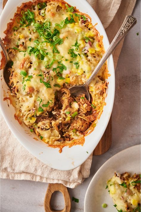 Pulled Pork Bubble Up, Pulled Pork Risotto, Pull Pork Leftover Recipes, Shredded Pork Casserole, Shredded Pork Casserole Recipes, Pork Shoulder Leftover Recipes, Recipes Using Leftover Pulled Pork, Leftover Pulled Pork Recipes Healthy, Leftover Smoked Pork Recipes