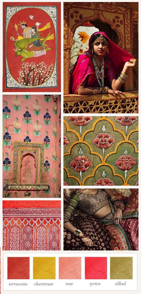 Rajasthani Colour Palette, Bright Indian Colour Palette, Bollywood Color Palette, Traditional Indian Colour Palette, Indian Colour Palette Inspiration, South Asian Patterns, India Colour Palette, Historic Color Palette, India Color Palette