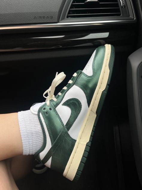 shop these shoes on my LTK! #nike #nikedunklow #nikedunks #christmaspresents #sneakers #sneakerhead #shoes Gorge Green Dunks, Vintage Green Dunks, Green Nike Dunks, Nike Shoes Vintage, Green Dunks, Cute Nike Shoes, Shoes Vintage, Nike Sneakers Women, Cute Nikes