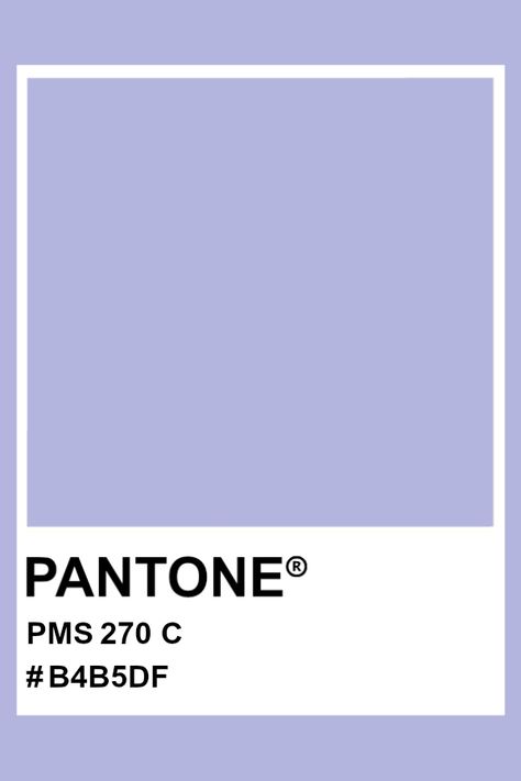 PANTONE 270 C #pantone #color #PMS #hex Light Purple Pantone, Lucky Bear, Pantone Matching System, Pantone Color Chart, Cosmic Brownies, Pantone Colour Palettes, Purple Rooms, Pantone Colors, Color Chip