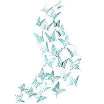 Check this out! Sticker Butterfly, Bedroom Birthday, Teal Butterfly, Butterfly Decoration, Nursery Decorations, 3d Room, Butterfly Wall Decals, 3d Butterfly Wall Stickers, Paper Butterflies