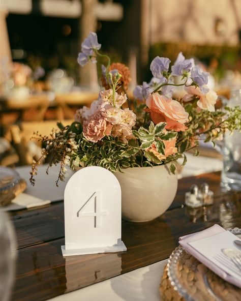 Detailed tables are 🤌 and here is a whole post dedicated to them. . When styling your reception area, I can’t say enough things about mixing colors, patterns and textures to draw the eye in. Adding in special touches like a detailed menu, a timeline of events for the evening, how to request songs if you’re allowing that, name plaques will absolutely have your guests gushing 😍 . Also, I have to admit I’m a sucker for long tables vs rounds for a more family style seating - what’s your take? . .... Textures To Draw, Table Scapes Wedding, Reception Florals, Wedding Pastel, Az Wedding, Table Decor Wedding, Party Vibe, Long Tables, Mixing Colors