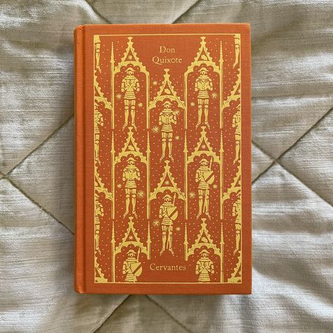 Penguin Classics Clothbound, Collage Fillers, Don Quixote Book, Bookmark Inspiration, Penguin Clothbound, Clothbound Classics, Penguin Clothbound Classics, Bookshelf Aesthetic, Classic Literature Books