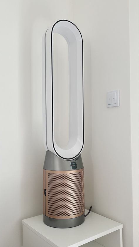 Dyson purification beige neutral apartment Gold Home Aesthetic, Home Kitchen Aesthetic, Dyson Aesthetic, Dyson Purifier, Neutral Apartment, Dyson Air Purifier, Coconut Milk Bath Soak, Coconut Milk Bath, 15 Jewelry