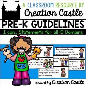 I Can Statements For Prek, Emergent Literacy, And There Were None, I Can Statements, Weekly Goals, Pre Kindergarten, Physical Development, Emotional Development, A Classroom