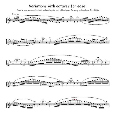 Flute Scales 3 Octaves | Jennifer Cluff: Creative Scale Practice for Flute Students Flute Note Chart, Flute Scales, Heather Flute Notes, Sheet Music For Flutes, Flute Practice, Practice Schedule, Flute Lessons, Music Practice, Flute Sheet Music