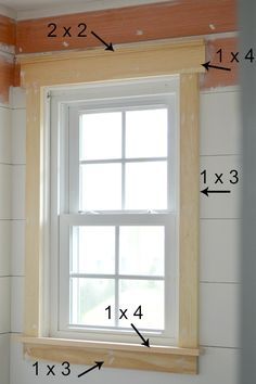 farmhouse window trim ideas - Yahoo Image Search Results Diy Window Casing, Window Casing Ideas, Craftsman Style Windows, Farmhouse Window Trim, Craftsman Window, Craftsman Window Trim, Diy Window Trim, Farmhouse Trim, Interior Window Trim