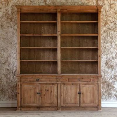 THE FARMSTAND | Shop Sales Events Antique Farmhouse Bookcase Antique, House Bookcase, Farmhouse Area Rugs, Ivy House, Wooden Bookcase, Garden In The Woods, Antique Farmhouse, Baskets On Wall, Table Top Decor