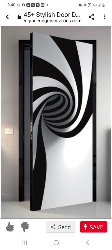 Stylish Door Design, Home Engineering, 3d Wall Painting, Stylish Doors, Bedroom Barndominium, Diy Wall Painting, Wall Painting Decor, Wall Paint Designs, Barndominium Ideas