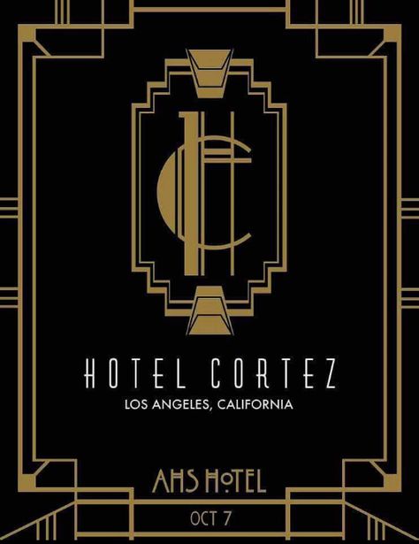 twitter Hotel Cortez Aesthetic, Hotel Cortez Ahs, Venice Apartment, American Horror Story Art, Hotel Cortez, Roaring 20s Art, Roaring 20s Art Deco, James Patrick March, Fan Made Posters