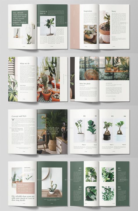 8 Modern Multipurpose Magazine Templates - ksioks 2023 Magazine Design, Modern Magazine Cover Design, Modern Page Layout, Clean Magazine Design, Print Magazine Design, Page Layouts Design, Home Magazine Layout, Plant Magazine Layout, Article Design Layout Magazine Spreads