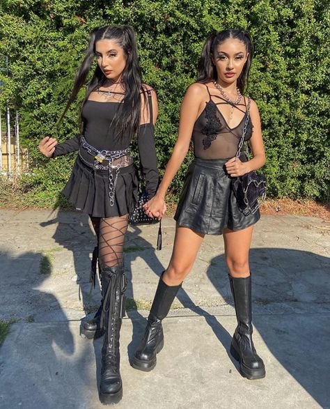 Metal Festival Outfit, Festival Inspo, Rave Outfit, Rave Outfits, Festival Outfit, Alternative Fashion, Heavy Metal, Skater Skirt, Outfit Inspirations