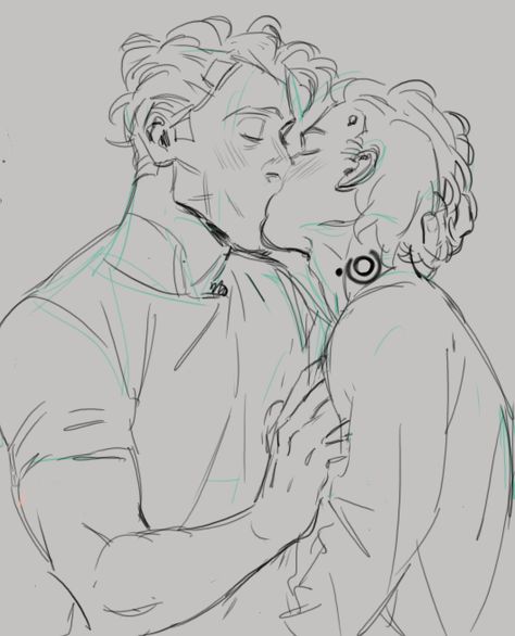 Base Poses Reference Couple, Romantic Kiss Reference, Holding Belt Pose, Suggestive Poses Drawing Reference Male, Medical Prints, Poses References, Arte Sketchbook, Figure Drawing Reference, Borderlands