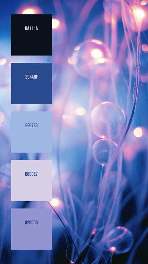 Colors:
0A111A
294A8F
9FB7E3
D8D0E7
9295D0 Ethereal Color Palette, Light Purple Color Palette, Northern Lights Quilt Pattern, Northern Lights Quilts, Color Palette Interior Design, Lighting Installation, Hex Color, Purple Color Palettes, Hex Color Palette