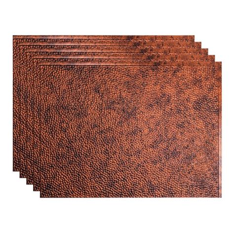 Hammered Copper Backsplash, Kitchen Pics, Rustic Backsplash, Vinyl Backsplash, Decorative Backsplash, Hood Ideas, Copper Backsplash, Backsplash Panels, Faux Tin