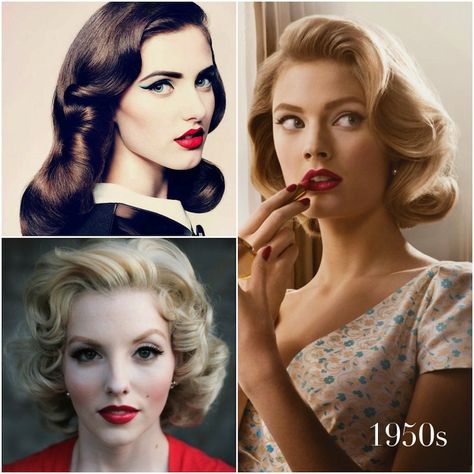 Vintage Wedding Hairstyles - A Brief History | Percy Handmade Cabelo Pin Up, Carmen Dell'orefice, 1950s Hairstyles, 50s Hairstyles, Vintage Curls, Vintage Wedding Hair, Different Hair, Retro Hairstyles, Wedding Hair And Makeup