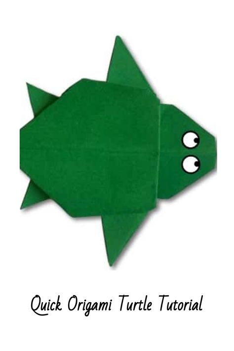 Learn how to make an easy origami turtle with these step-by-step folding instructions. This fun and simple paper turtle can be folded in about 5-10 minutes. Paper Claws, Origami Sailboat, Paper Turtle, Origami Duck, Origami Turtle, Origami Cube, Origami Boat, Origami Dress, Origami Fish