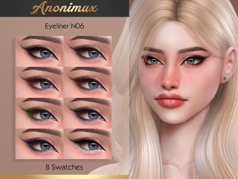 Sims 4 Cc Eyeliner With Lashes, Sims 4 Cc Female Eyeliner, Sims 4 Eyelash Remover, Sims 4 Cc Tsr Makeup, The Sims4 Cc Skin Details, Sims 4 Cc Patreon Free Makeup, Sims 4 Mod Makeup, Sims 4 Cc Face Makeup, Sims 4 Makeup Eyeliner