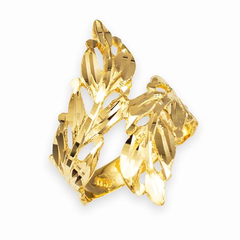 High Polish 10k Yellow Gold Double Laurel Wreath Leaf Ring ** Read more at the image link. (This is an affiliate link) #Rings Wreath Leaf, Wholesale Roses, Gold Leaf Rings, Contemporary Ring, Laurel Wreath, Leaf Ring, Solid Gold Rings, Filigree Ring, Fantasy Jewelry