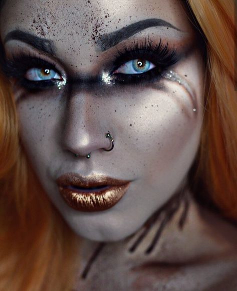 Apocalypse Makeup, Max Makeup, Viking Makeup, Mad Max Costume, Play Makeup, Cute Halloween Makeup, Mad Max Fury Road, Runway Makeup, Crazy Makeup