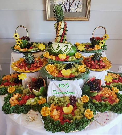 Fruit table 🍍🍉🍇🍓🥝 #nygdecoration #HoustonTx #fruittable #mesadefrutas Fruit Tables, Fruit Table, Party Decor, Table Settings, Party Decorations, Table Decorations, Fruit, Quick Saves, Tes