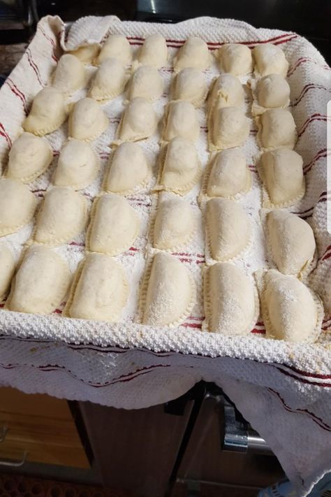 Best Pierogi Dough Recipe, Polish Perogies, Perogie Dough Recipe, Pierogies Homemade, Cheese Pierogi Recipe, Pierogi Dough, Pierogi Recipes, Homemade Dough Recipe, Perogies Recipe