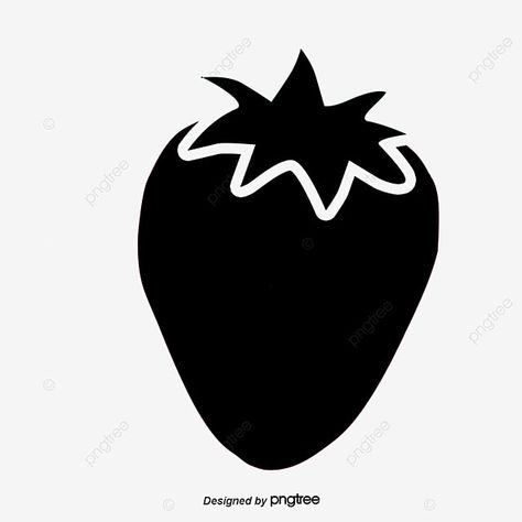 Strawberry Silhouette, Strawberry Sketch, Sketch Fruit, Fruit Silhouette, Strawberry Logo, Strawberry Vector, Strawberry Background, Tiny Embroidery, Strawberry Png