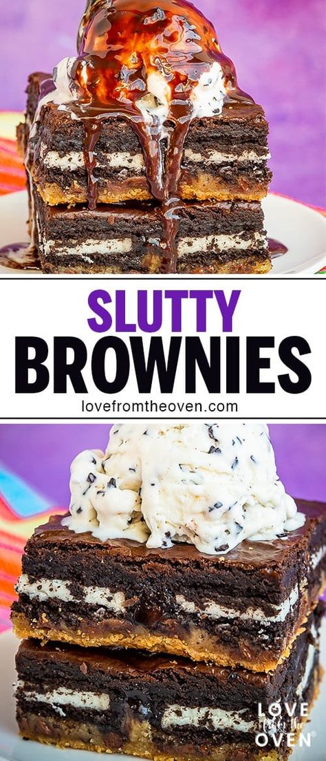 Dessert Baking Recipes, Easy Impressive Dessert, Bars Dessert, Impressive Dessert, Love From The Oven, Evil Things, Impressive Appetizers, Cheesecake Brownie, Bakery Items