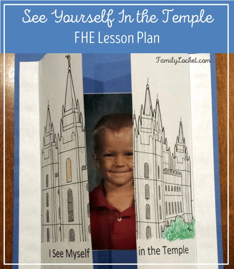 See Yourself in the Temple – Family History FHE Lesson – Family Locket Family History Activity, Family Home Evening Lessons, Activity Day Girls, February Activity, Fhe Lessons, Primary Activities, Senior Activities, Primary Lessons, Family Home Evening